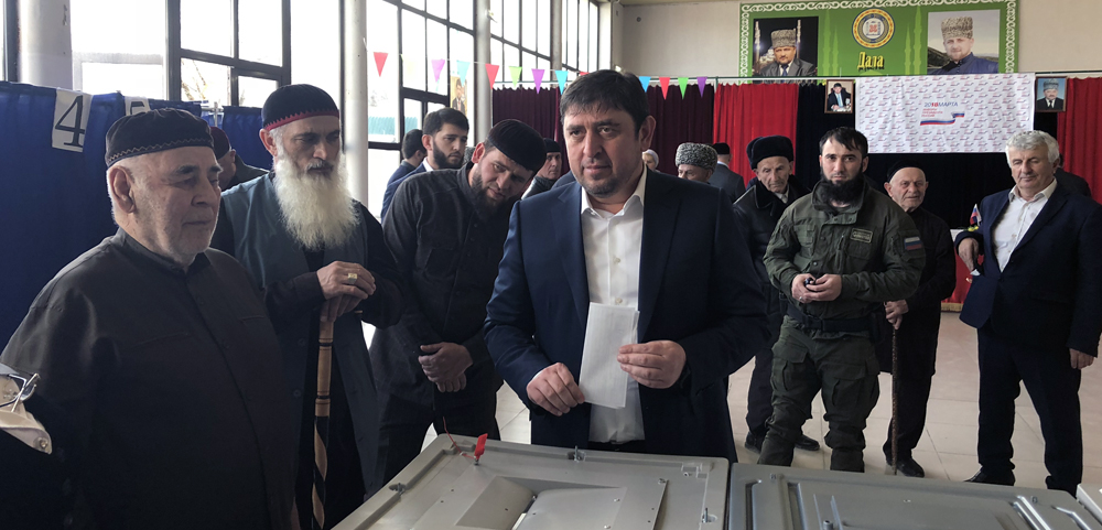 Денилбек Абдулазизов проголосовал на выборах Президента Российской Федерации 