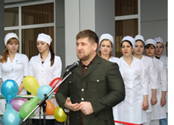 В Грозном открылась крупная больница