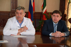 Совещание в Министерстве здравоохранения Чеченской Республики 