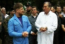 Рамзан Кадыров посетил с инспекционной поездкой райцентр Шали