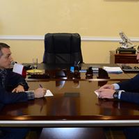 Денилбек Абдулазизов встретился с министром здравоохранения ЧР Эльханом Сулеймановым