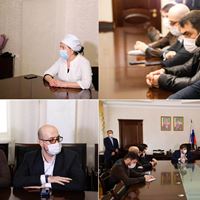 Руководство ТФОМС Чеченской Республики посетило COVID-центры 
